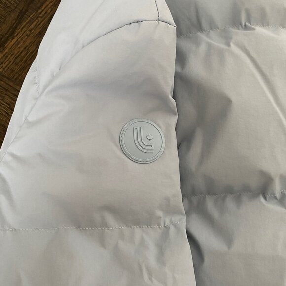 NWOT - Lole Kylee Water Repellent Puffer Jacket In Fog Blue - - Picture 15 of 15